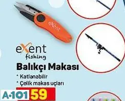 EXENT FİSHİNG BALIKÇI MAKASI